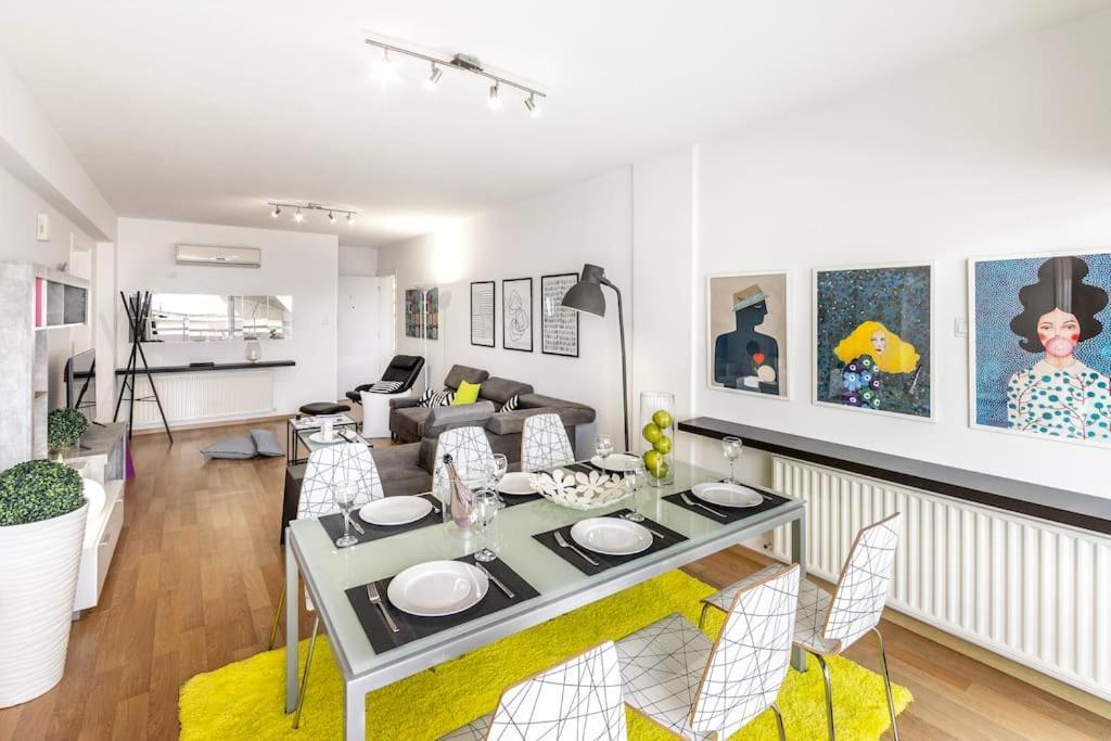Luxurious Bright & Stylish 2Br With Office In Nicosia Apartman Kültér fotó