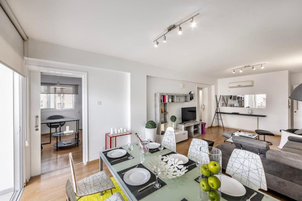 Luxurious Bright & Stylish 2Br With Office In Nicosia Apartman Kültér fotó